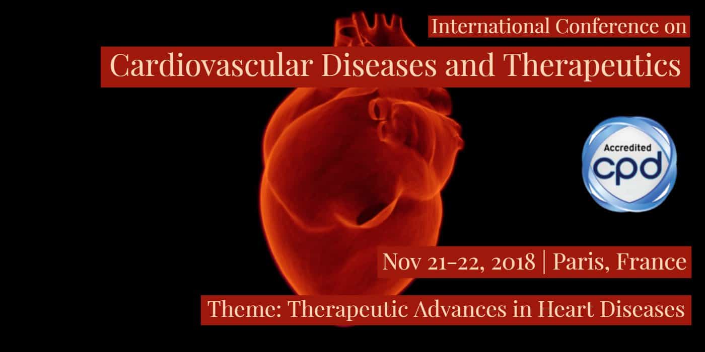 The International Conference on Cardiovascular Diseases and Therapeutics International Conference on Cardiovascular Diseases and Therapeutics